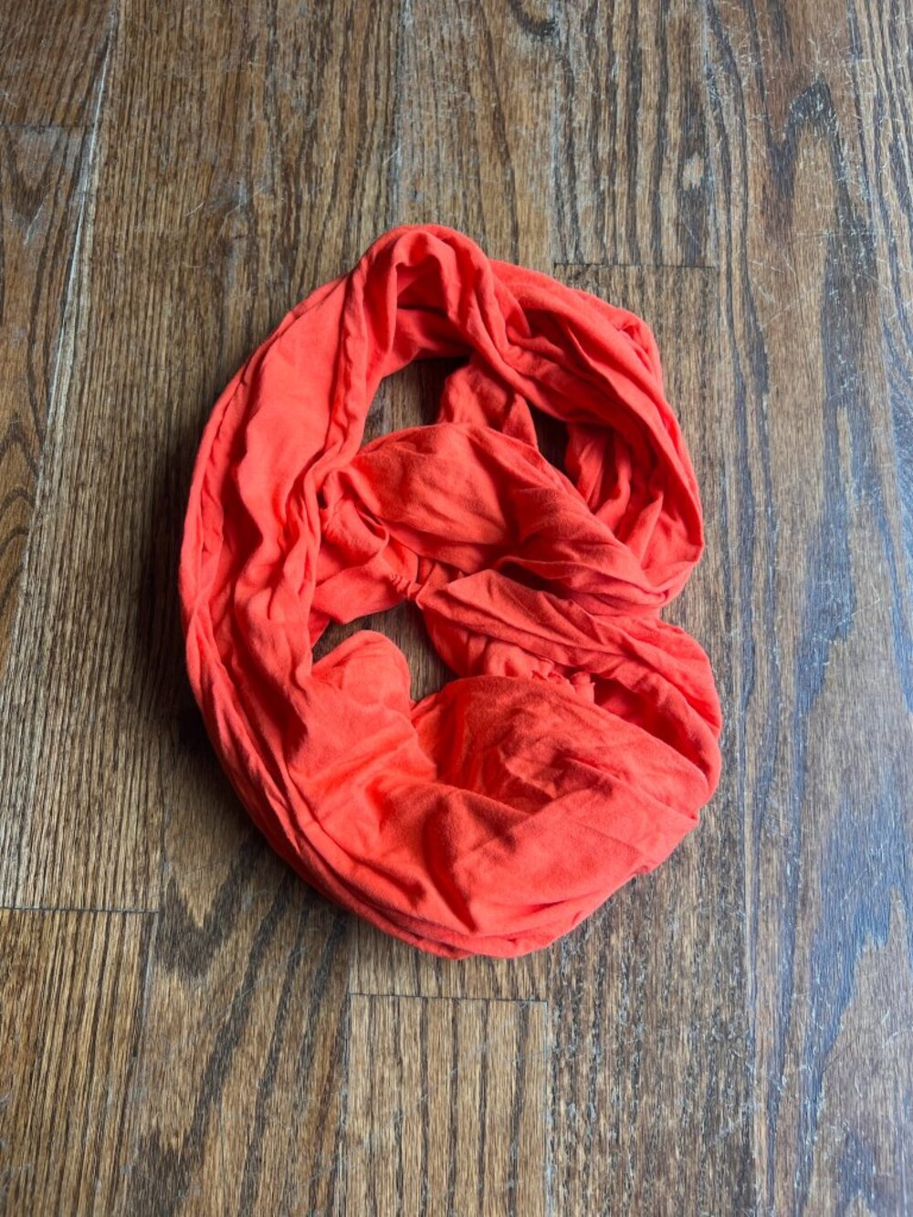 Orange Red Lightweight Scarf O/S
